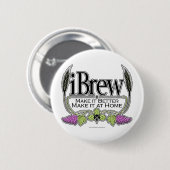 iBrew Beer en Wijn Ronde Button 5,7 Cm (Voorkant /achterkant)