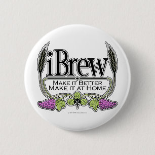 iBrew Beer en Wijn Ronde Button 5,7 Cm