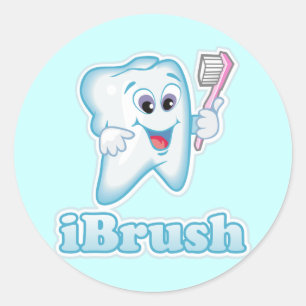iBrush Ronde Sticker