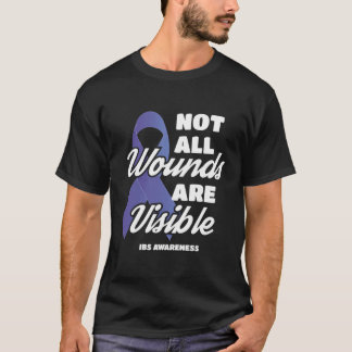 IBS Awareness Gift Niet alle wonden zijn zichtbaar T-shirt