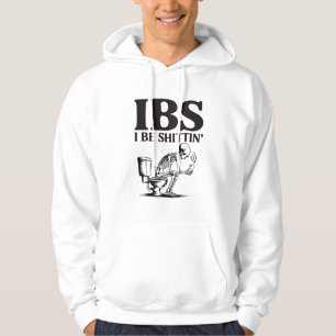 IBS: I Be Shittin' Humoristisch Skelet Badkamer Hoodie