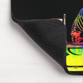 Ibs I Be Tin' Funny Skeleton Tie Dye  Muismat (Hoek)