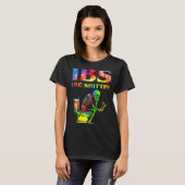Ibs I Be Tin' Funny Skeleton Tie Dye  T-shirt (Voorkant volledig)
