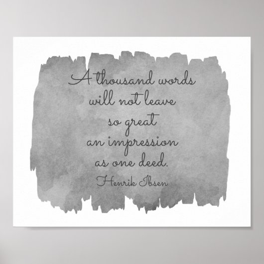 Ibsen Literary Inspirerend Quote typografie Poster (Voorkant)