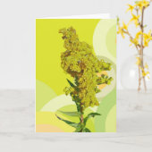 IBSP Beach Solidago (Goldenrod) Note Kaart (Gele Bloem)