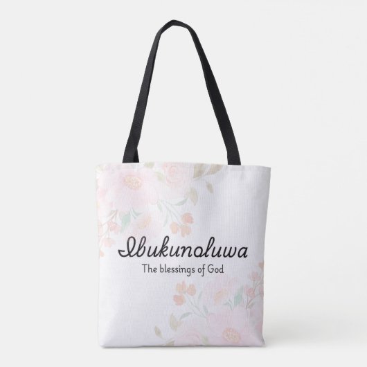 Ibukunoluwa-Canvas tas (Achterkant)