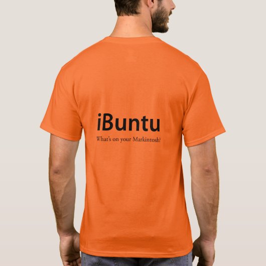 iBuntu T-shirt (Achterkant)