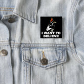 IBWO: Ik wil geloven Vierkante Button 5,1 Cm (In situ)