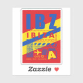 IBZ Ibiza luchthaven Sticker (Vel)