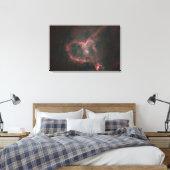 IC1805, de hartnevel Canvas Afdruk (Insitu (Slaapkamer))
