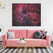 IC410 Emissienevel in Auriga Canvas Afdruk (Insitu (Woonkamer))