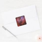 IC 2944 Running Chicken Nebula Lambda Cen Nebula Vierkante Sticker (Envelop)