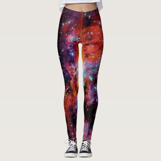 IC 4628 Prawn Nebula Pop Art Oil Painting Leggings (Voorkant)