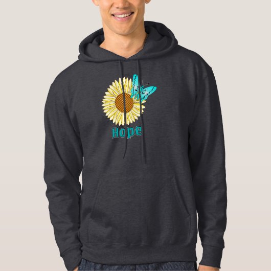 IC Butterfly on Sunflower Hoodie (Voorkant)
