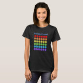 Ic Gay Pickleball Pride Rainbow Flag T-shirt (Voorkant volledig)