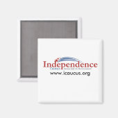IC logo, www.icaucus.org Magneet (Voorkant / Achterkant)