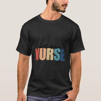 IC verpleegkundige intensive care unit RN geregist T-shirt