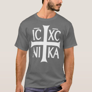 IC XC NIKA cross-Christelijk orthodoxe T-shirt