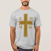 IC XC NIKA Grieks Christelijk-orthodox christogram T-shirt (Voorkant)