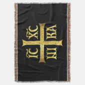 IC XC NIKA JEZUS CHRISTUS VEROVERT DEKEN (Voorkant Verticaal)