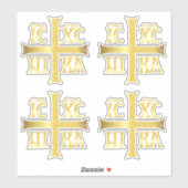 IC XC NIKA JEZUS CHRISTUS VEROVERT STICKER (Vel)