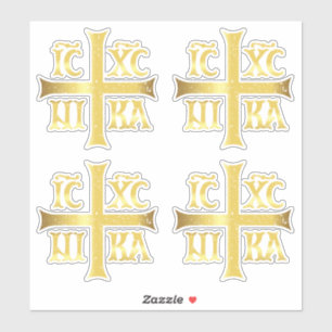 IC XC NIKA JEZUS CHRISTUS VEROVERT STICKER