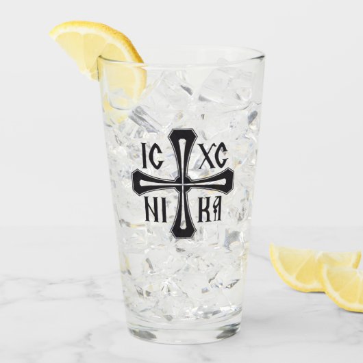 IC XC NIKA-kruis Glas (Voorkant ijs)