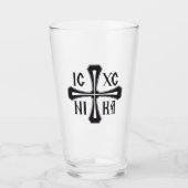 IC XC NIKA-kruis Glas (Voorkant)