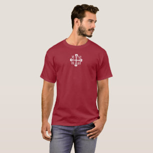 IC XC NIKA Kruis Maroon T-shirt