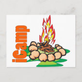 iCamp Camping Shirt Briefkaart (Voorkant)
