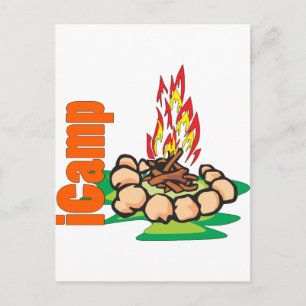 iCamp Camping Shirt Briefkaart