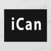 iCan -  Briefkaart (Voorkant)