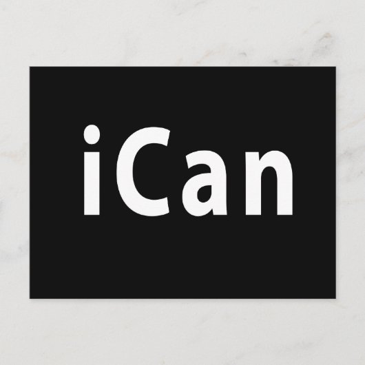iCan - Briefkaart (Voorkant)