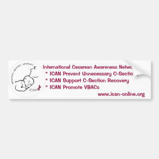 ICAN-Bumpersticker Bumpersticker