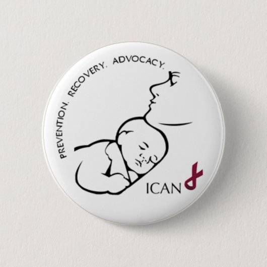 ICAN-toets Ronde Button 5,7 Cm (Voorkant)
