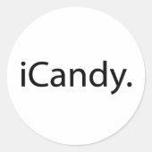iCandy Ronde Sticker (Voorkant)