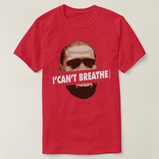 Icant breath George Floyd T-shirt (Design voorkant)