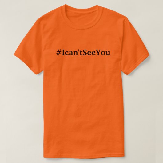 #Ican'tYou (maten s-3xl) t-shirt (Design voorkant)
