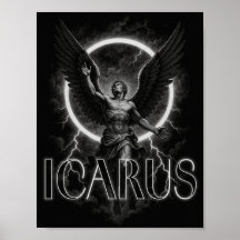 ICARUS aesthetic designer poster
