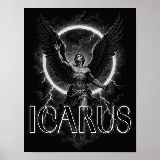 ICARUS aesthetic designer poster (Voorkant)