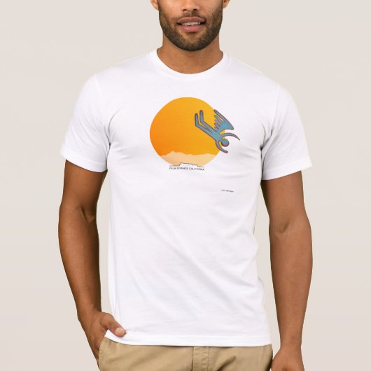 Icarus, aflopend over Palm Springs T-shirt (Voorkant)