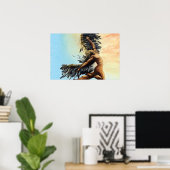 Icarus aflopend poster (Thuiskantoor)