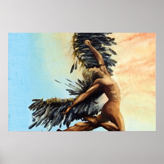 Icarus aflopend poster (Voorkant)