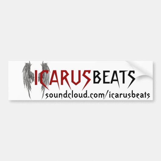 Icarus Beats bumper sticker (Voorkant)