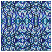 Icarus Blau Abstracte Alcohol Ink Kunst Stof (Close Up)