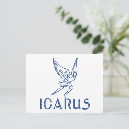 Icarus Briefkaart (Staand voorkant)
