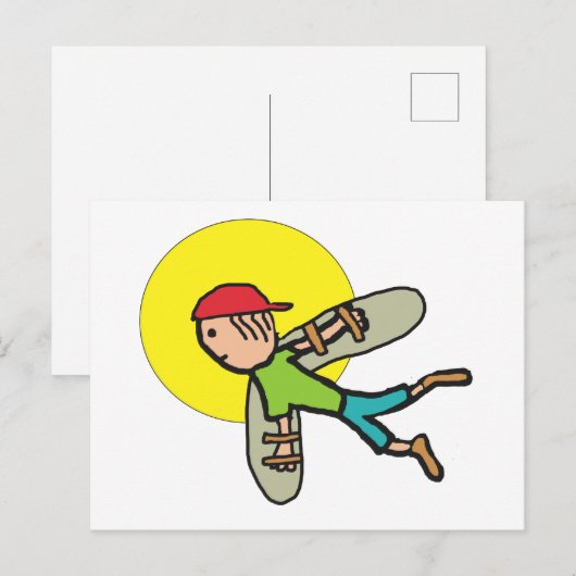 Icarus Briefkaart (Voorkant / Achterkant)