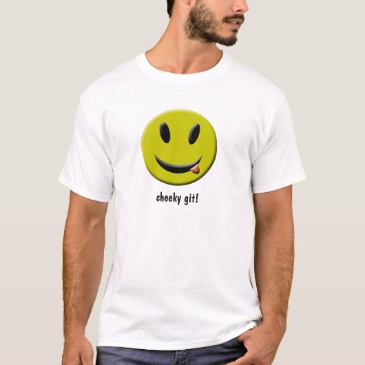 =IcaruS= Cheeky Git!: Mannen shirt - licht (Voorkant)