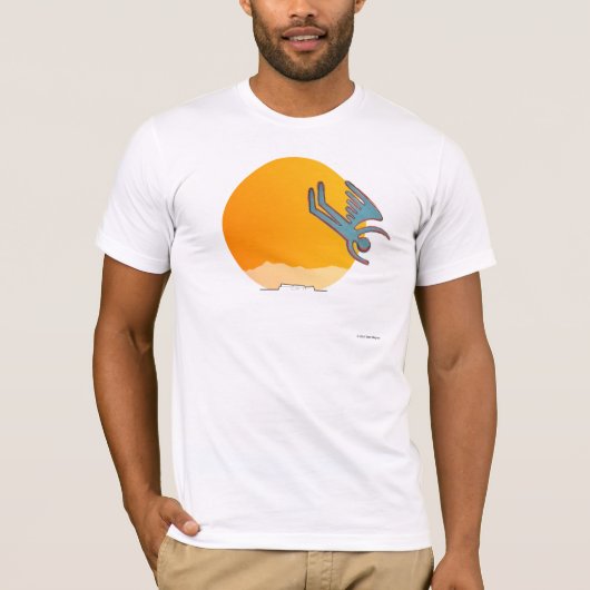 Icarus dalend over Palm Springs T-shirt (Voorkant)