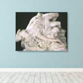 Icarus Falling, 1743 Canvas Afdruk (Insitu (Houten vloer))